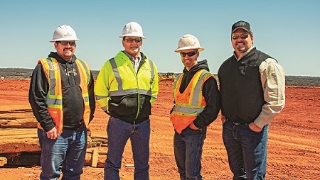 Manhattan's Ryan Haney, Rich Horracks and Rex Slaughter meet with Kirby-Smith's Dan Rutz for Intelligent Machine Control